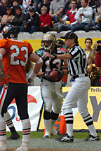 Referees in action